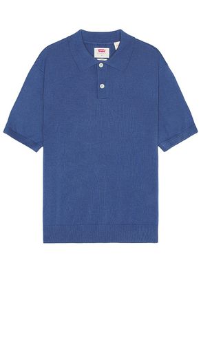 Sweater knit polo en color azul talla M en - Blue. Talla M (también en L) - LEVI'S - Modalova