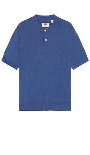 Sweater knit polo en color azul talla M en - Blue. Talla M (también en L, S, XL/1X) - LEVI'S - Modalova