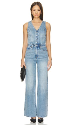 Denim vest wideleg jumpsuit en color azul talla 23 en - Blue. Talla 23 (también en 24, 25, 26) - LEVI'S - Modalova