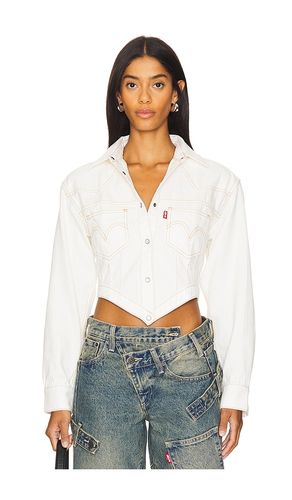 Blusa ceñida en color blanco talla L en - White. Talla L (también en M, S, XL) - LEVI'S - Modalova