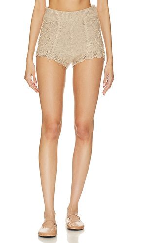 Vesta short en color bronce talla XL en - Tan. Talla XL (también en XXL) - LoveShackFancy - Modalova