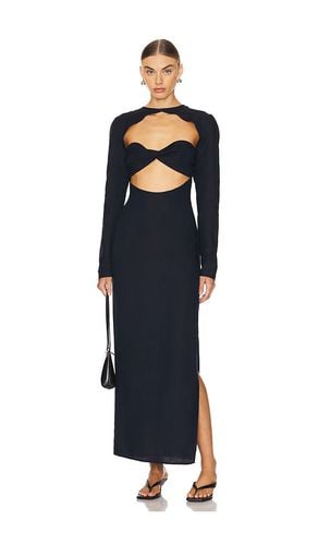 Aswan cut out maxi en color talla L en - Navy. Talla L (también en M) - LIONESS - Modalova