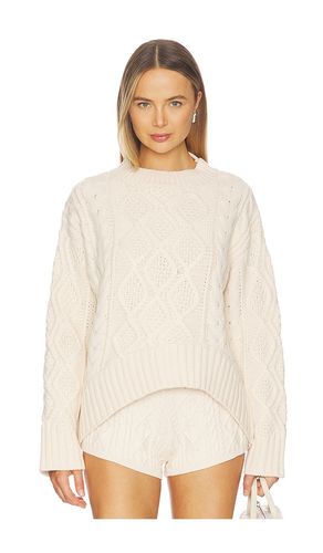 Liaison Cable Knit Pullover in . Size S. Also in XS, M - LIONESS - Modalova