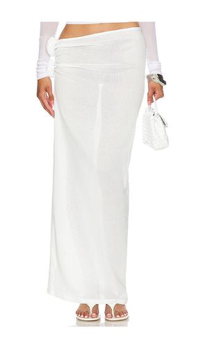 Falda soul mate maxi en color blanco talla L en - White. Talla L (también en M, S, XL, XS, XXL) - LIONESS - Modalova