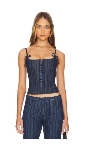 Charismatic Denim Corset in . Size M, S, XL, XS, XXL, XXS - LIONESS - Modalova