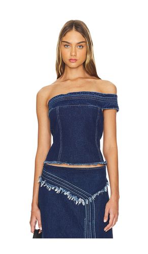 Mademe Denim Top in . Taglia M, S, XL, XS, XXS - LIONESS - Modalova