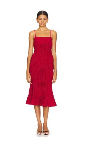 Vestido manresa midi en color talla L en - Red. Talla L (también en M, S, XL, XS, XXS) - LOBA - Modalova