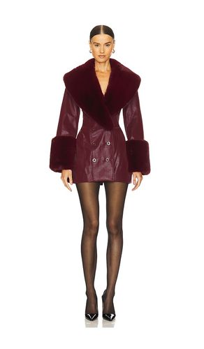 Julieta Faux Leather Coat in . Size M - LOBA - Modalova