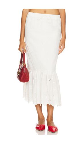 Falda sagres maxi en color talla L en - White. Talla L (también en M, S, XL, XS, XXS) - LOBA - Modalova