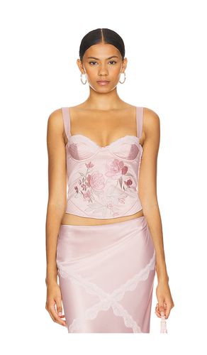 Roselie Embroidered Bustier in . Size M, S, XS - LOBA - Modalova