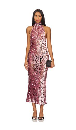 Sequin Halter Open Back Dress in . Size 2, 4, 6, 8 - Lapointe - Modalova