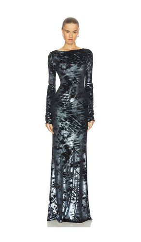 Velour Boatneck Gown in . Size S. Also in M - LaPointe - Modalova