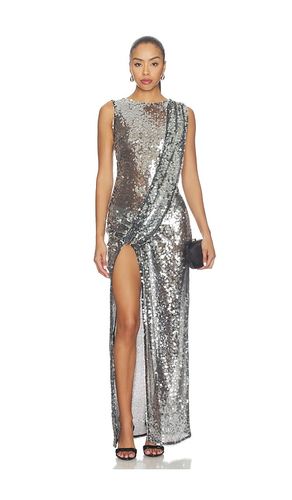 Mesh Sequin Sleeveless Gown With Sash in . Taglia 0. Also in 2, 4, 6 - LaPointe - Modalova