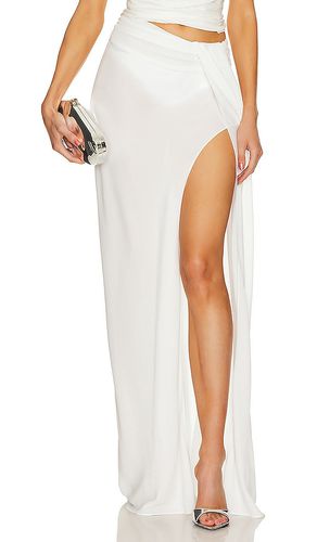 Falda larga con cintura asimétrica en color talla 2 en - White. Talla 2 (también en 4) - Lapointe - Modalova