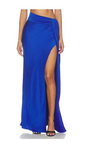 X REVOLVE Lightweight Satin Asymmetric Maxi Skirt in . Size 4. Also in 2, 6 - LaPointe - Modalova