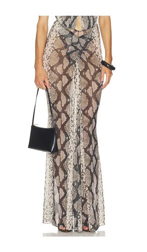 Mesh Ruched Maxi Skirt in . Taglia S. Also in M - LaPointe - Modalova