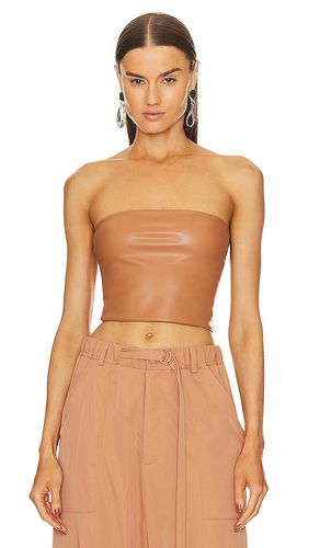 Faux Leather Tube Top in . Taglia 6 - Lapointe - Modalova