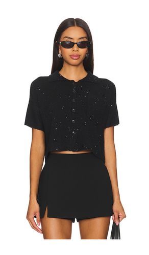 Delfina sparkle sweater top en color negro talla L en - Black. Talla L (también en M, S, XL, XS) - LNA - Modalova