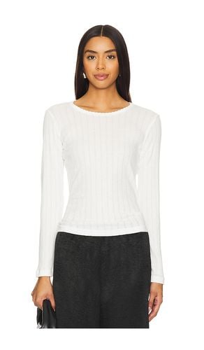 Pointelle Long Sleeve in . Taglia M, S - LESET - Modalova