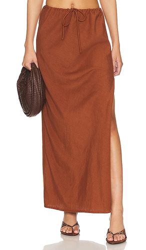 Falda maxi summer feels en color cognac talla M en - Cognac. Talla M (también en L) - LSPACE - Modalova