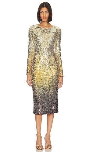 Vestido midi kate en color oro metálico talla L en - Metallic Gold. Talla L (también en M) - Le Superbe - Modalova