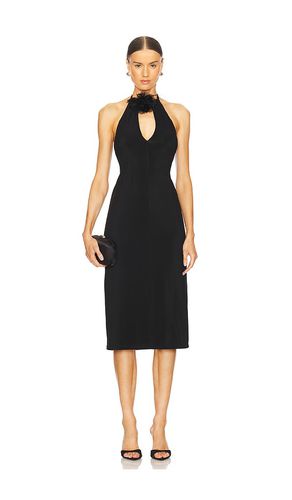 Vestido kaia botanica jersey en color talla L en - Black. Talla L (también en M, S, XS) - Le Superbe - Modalova