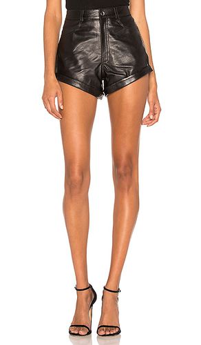 Short cuero relaxed cuff short en color talla L en - Black. Talla L (también en S, XS, XXS) - LPA - Modalova