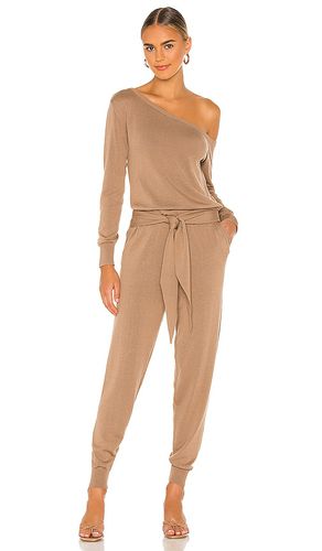 Charlotte jumpsuit en color bronce talla L en - Tan. Talla L (también en XL) - MAJORELLE - Modalova