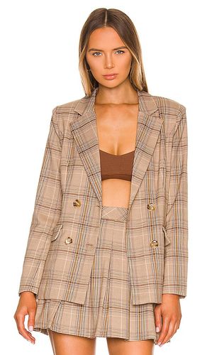 Rhea blazer en color bronce talla L en - Tan. Talla L (también en M, S, XL, XS, XXS) - MAJORELLE - Modalova