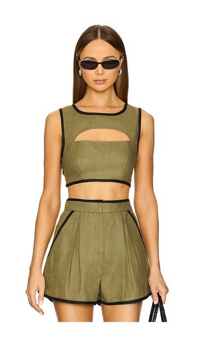 Bound Cutout Crop Top in . Size 2, 4, 6, 8 - MATTHEW BRUCH - Modalova