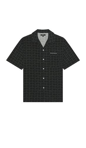 Camisa rattan en color negro talla M en - Black. Talla M (también en S, XL/1X) - Malbon Golf - Modalova