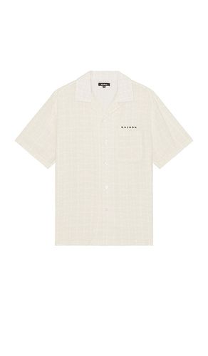 Camisa rattan en color crema talla L en - Cream. Talla L (también en M, S, XL/1X) - Malbon Golf - Modalova
