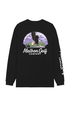 Camiseta manga larga eagle en color talla L en - Black. Talla L (también en M, S) - Malbon Golf - Modalova