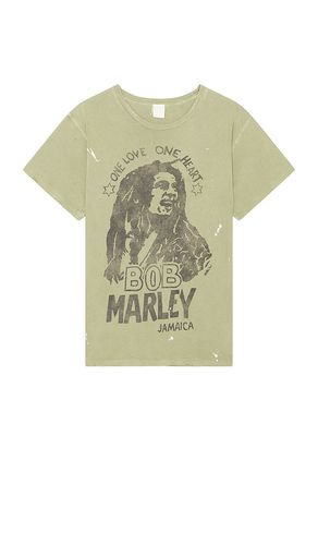 Bob marley one love one heart tee in color sage size L in - Sage. Size L (also in M) - Madeworn - Modalova