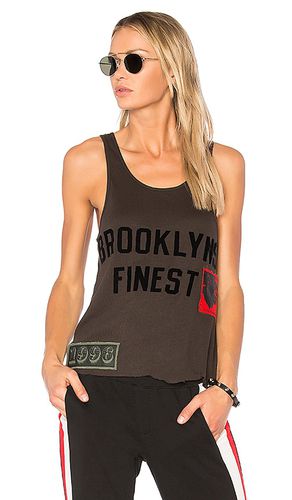 Camiseta tirantes acanalada brooklyns finest en color charcoal talla M en & - Charcoal. Talla M (también en XS) - Madeworn - Modalova