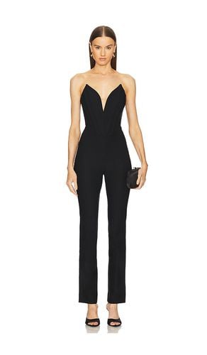 X revolve akansa jumpsuit en color talla L en - Black. Talla L (también en M, S, XL, XS, XXS) - Michael Costello - Modalova