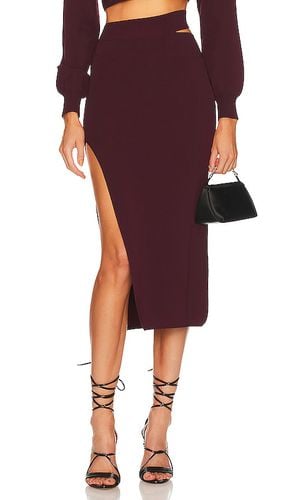 X REVOLVE Cut Out Knit Midi Skirt in . Taglia L - Michael Costello - Modalova