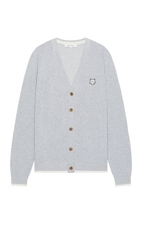 Bold Fox Head Patch Cardigan in . Taglia M, XL/1X - Maison Kitsune - Modalova