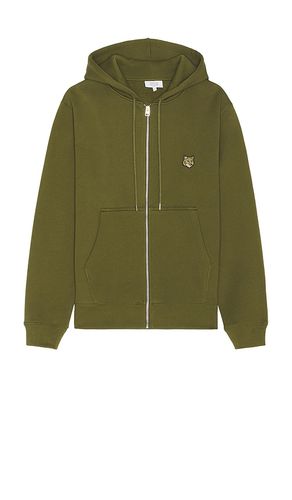 Bold Fox Head Patch Comfort Zipped Hoodie in . Size S, XL/1X - Maison Kitsune - Modalova