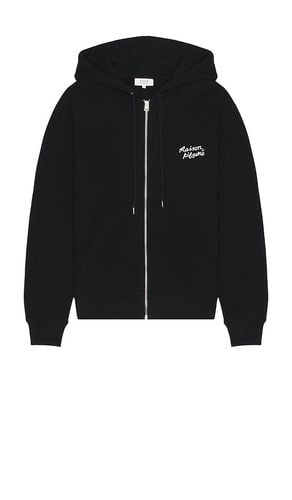 Handwriting Comfort Zipped Hoodie in . Size M, XL/1X - Maison Kitsune - Modalova