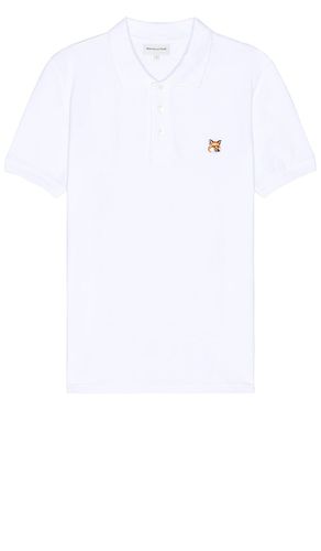Fox head patch regular polo en color talla L en - White. Talla L (también en M, S, XL/1X) - Maison Kitsune - Modalova