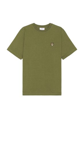 Camiseta en color militar talla L en - Army. Talla L (también en M, S, XL/1X) - Maison Kitsune - Modalova