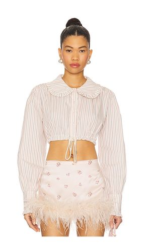 Crop Shirt With Collar in . Size M, S, XS - Milkwhite - Modalova