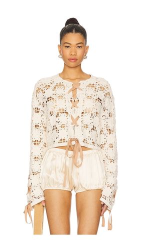Crochet Top in . Size M, S, XS - Milkwhite - Modalova