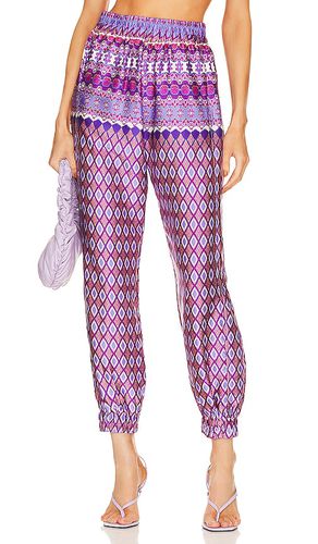 Pantalones noomi en color morado talla L en - Purple. Talla L (también en M, S, XL, XS) - MISA Los Angeles - Modalova