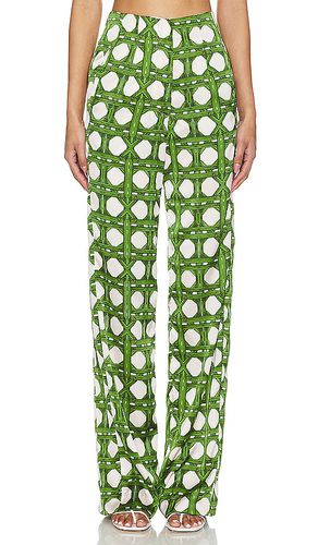 Pantalones rita en color verde talla L en - Green. Talla L (también en M) - MISA Los Angeles - Modalova