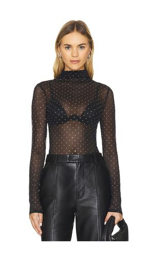 Sandra mesh top en color negro talla L en & - . Talla L (también en M, S, XL, XXS) - MISHA - Modalova