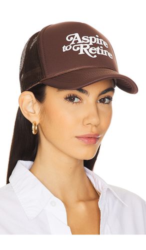 Aspire Script Trucker Hat in - Motel Margarita - Modalova