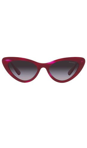 Gafas de sol en color burgundy talla all en - Burgundy. Talla all - Miu Miu - Modalova