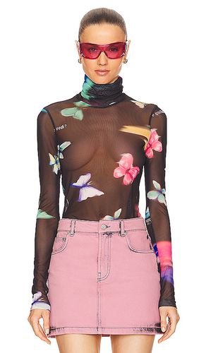 Butterfly Print Tulle Top in . Size 40 - Moschino Jeans - Modalova